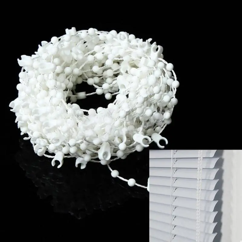 10M White Roller Shade Vertical Blinds Beads Chain for 89mm Slat