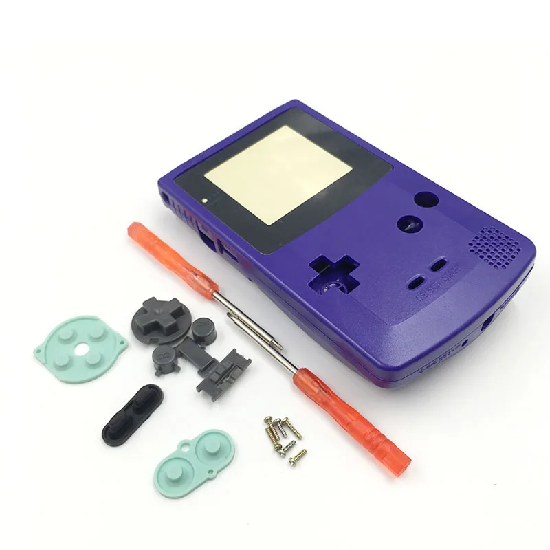 Полный корпус чехол для nintendo Game boy цвет GBC запасная часть корпус оболочка упаковка