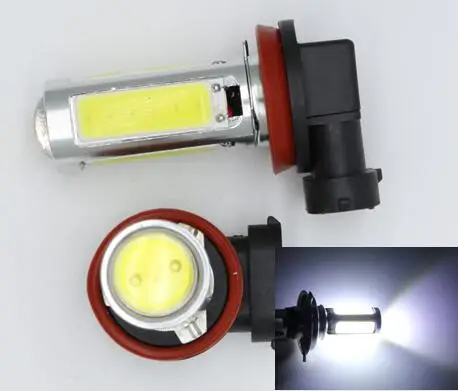

2Pcs H11 LED H7 9005 9006 HB4 HB3 1157 3157 5pcs COB Chip Auto Car Headlight fog lamps Automobiles Lamp 12V