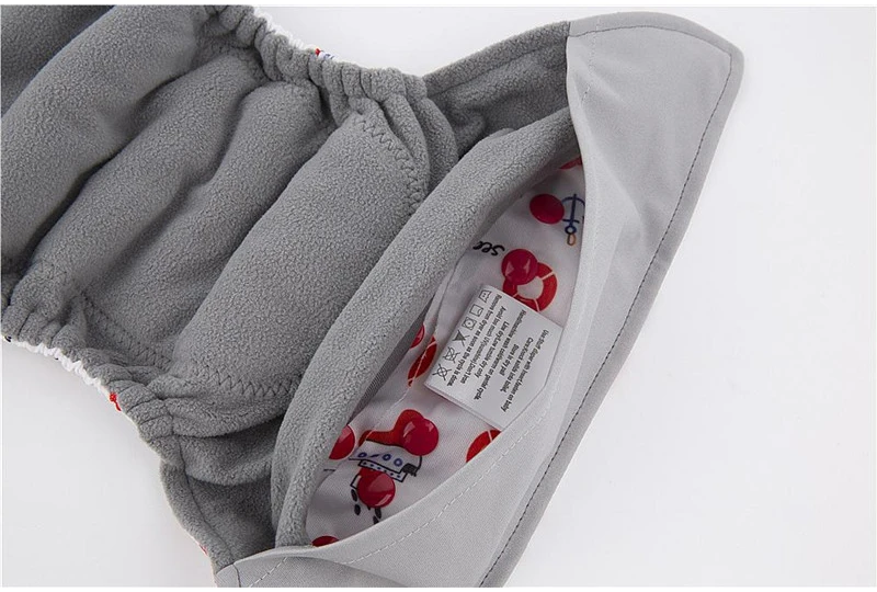 Моющиеся Многоразовые Детские Тканевые пеленки регулируемый водонепроницаемый карман ткань подгузник детская ткань флис вкладыш в