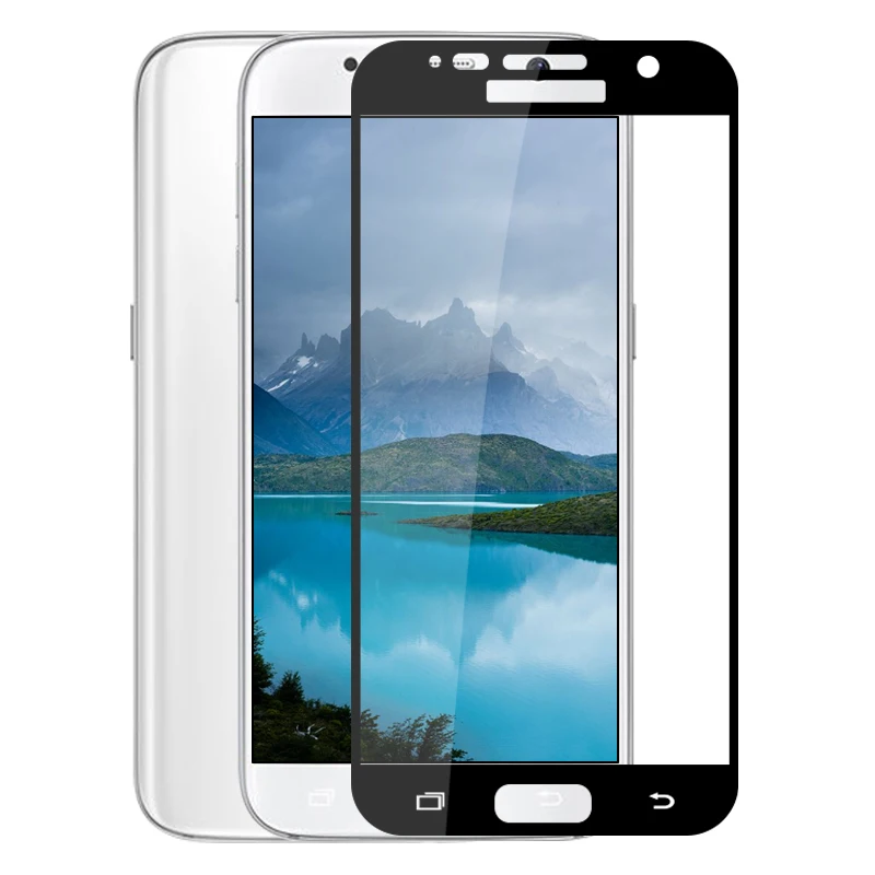 Полный закругленный протектор экрана 5 1 дюйма для Samsung Galaxy S7 G930 ультратонкий