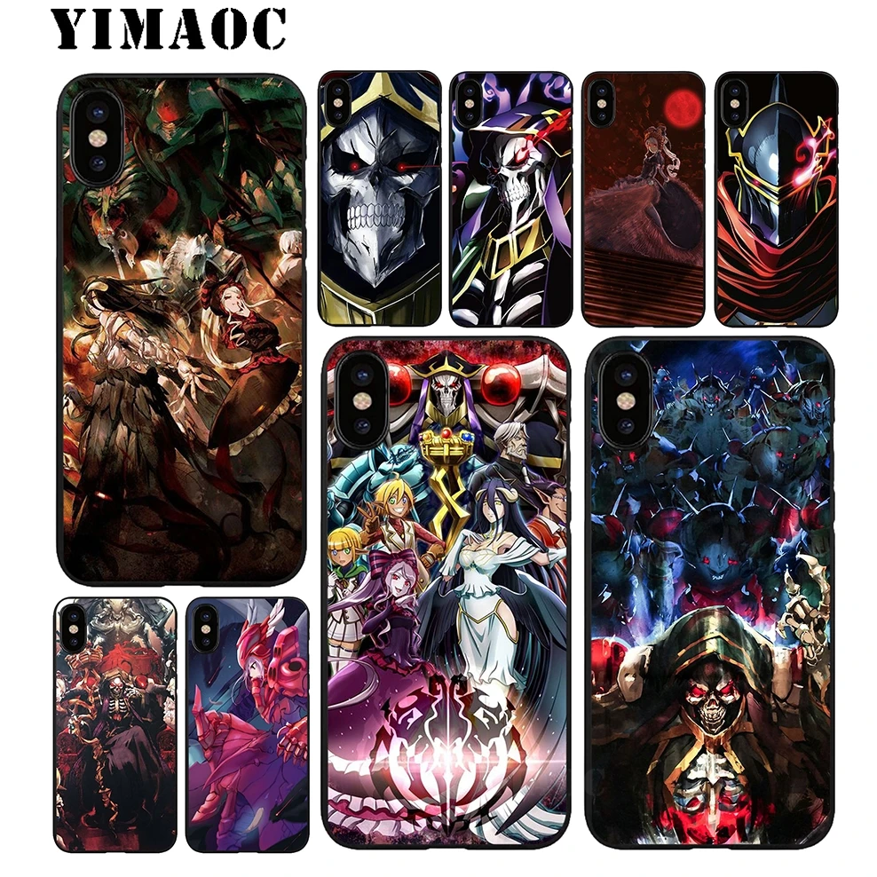 YIMAOC Overlord Japan аниме Мягкий силиконовый чехол для iPhone 11 Pro Xr Xs Max X или 10 8 7 6 6S Plus 5 5S SE |