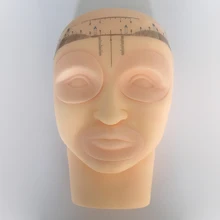 100 шт./лот татуировки Одноразовые постоянный макияж аксессуары новые татуировки бровей Трафарет Microblading линейка для бровей стикеры инструменты