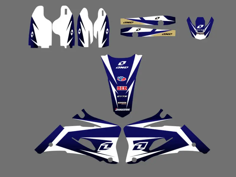 Наборы наклеек для рисования и фона Yamaha YZ250F YZ450F 2006 2007 2008 2009 YZ 250F 450F YZ250 YZ450 F|sticker kit|for