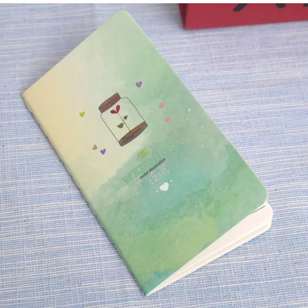 JESJELIU 1 шт. Милая Мини книжка для дневника с подкладкой из бумаги винтажная ретро