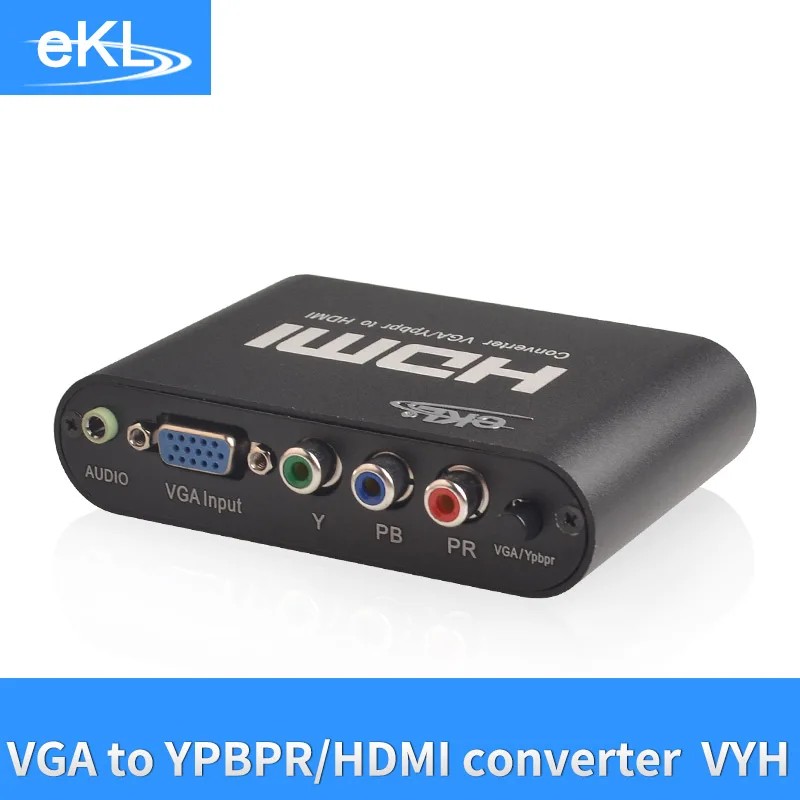 EKL Component VGA/YPBPR TO HDMI video Converter Vga signal input to