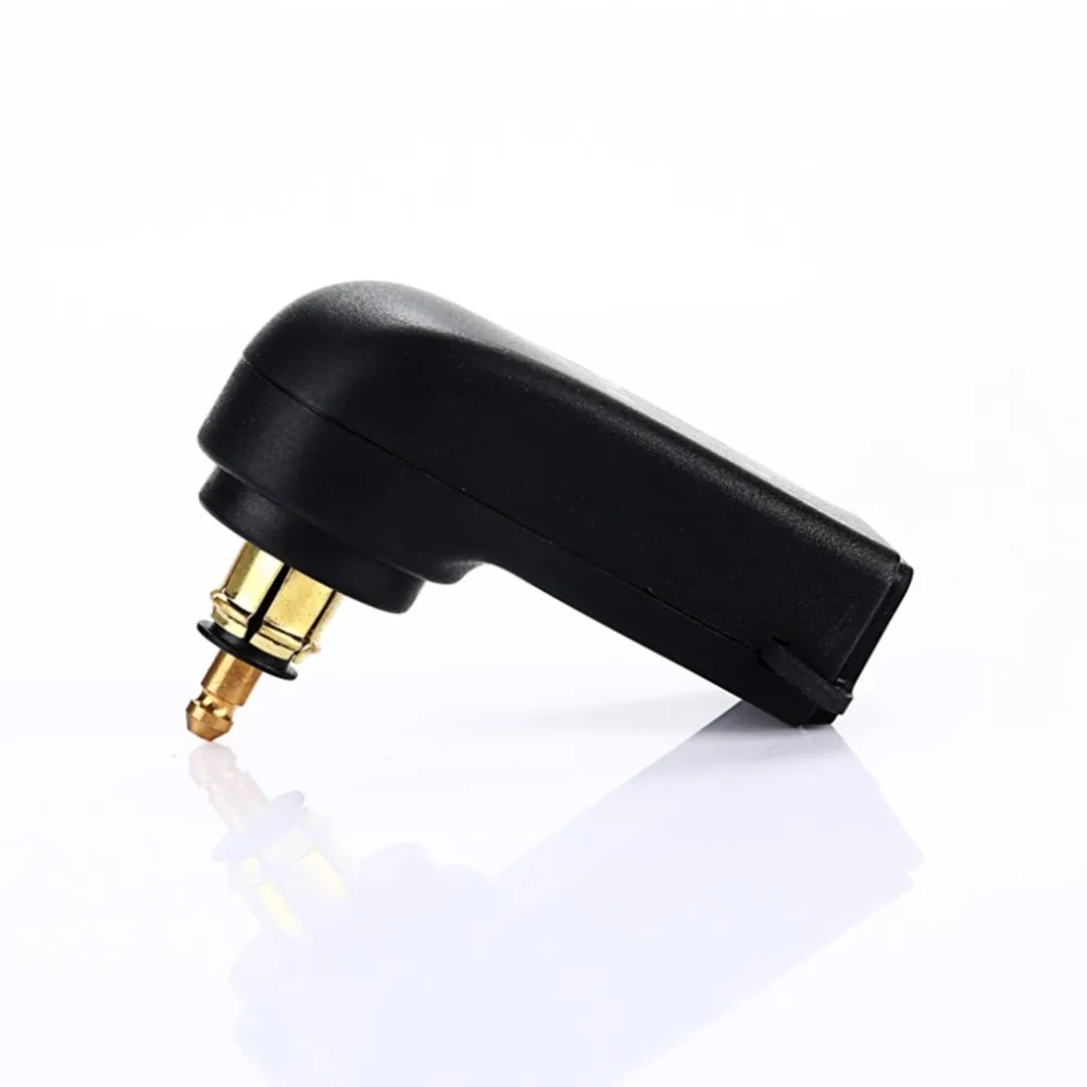 للماء المزدوج USB سيارة شاحن محول الطاقة 12 V LED الفولتميتر الدين التوصيل المقبس المحمولة ل BMW انتصار هيلا دراجة نارية