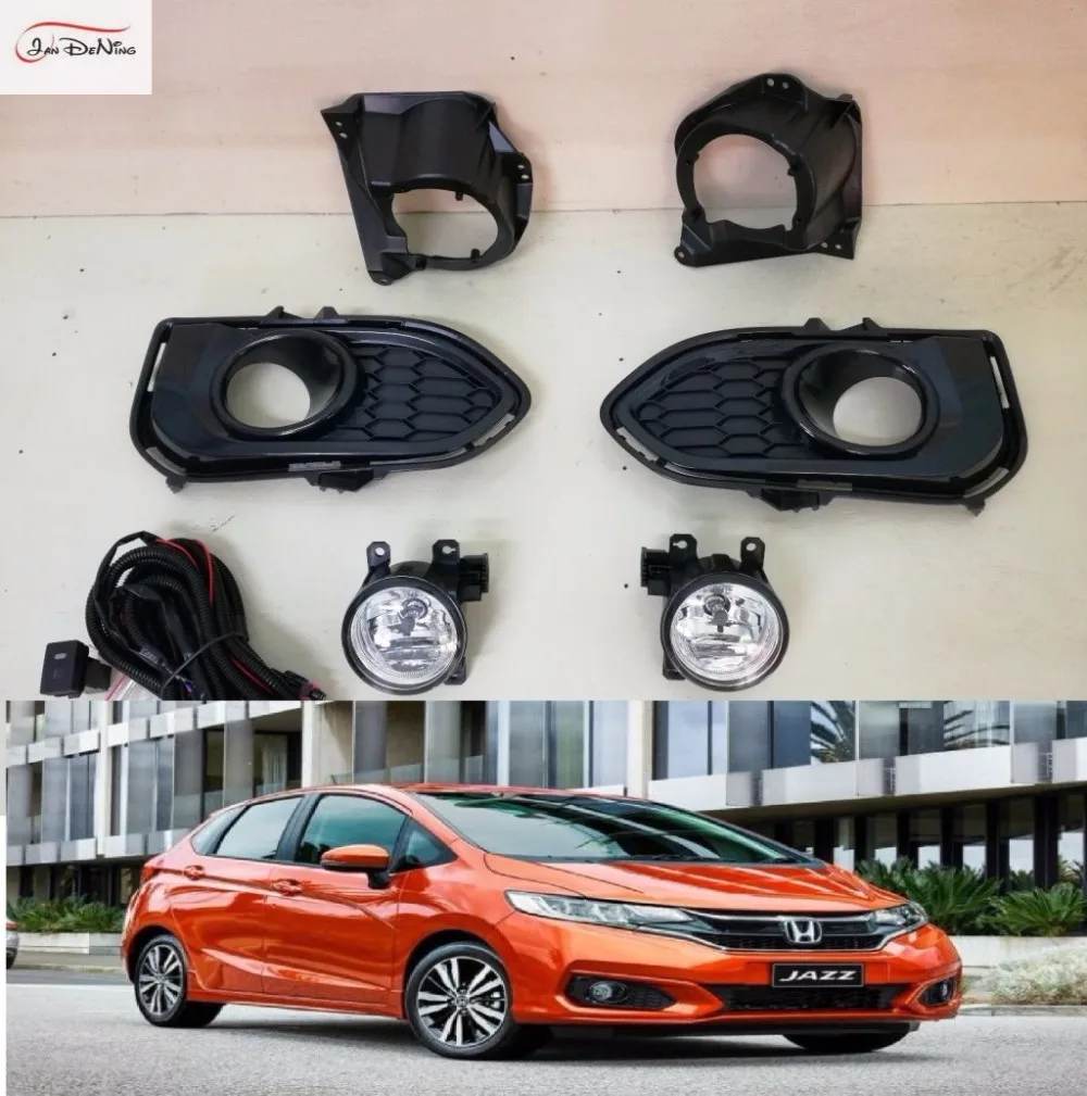 JanDeNing Car Fog Lights for Honda JAZZ /FIT Hatchback 2017On Halogen