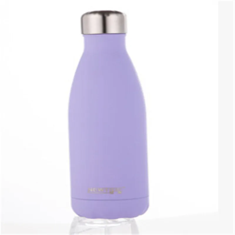 Light Purple Твердый P [ortable термос чашка вакуумная фляжка из нержавеющей стали 500 мл кофе чай с горячей изоляцией - Цвет: Light Purple