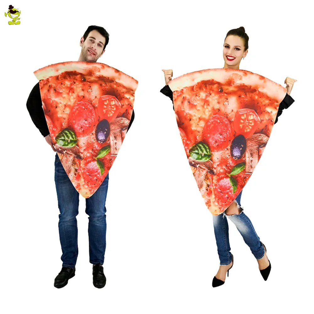 2017 new couple jumpsuit halloween party festival pizza costumes adult cartoon funny costumes women men food - Halloween Food Costume 2017 new couple jumpsuit halloween party festival pizza costumes adult cartoon funny costumes women men food - Halloween Food Costume