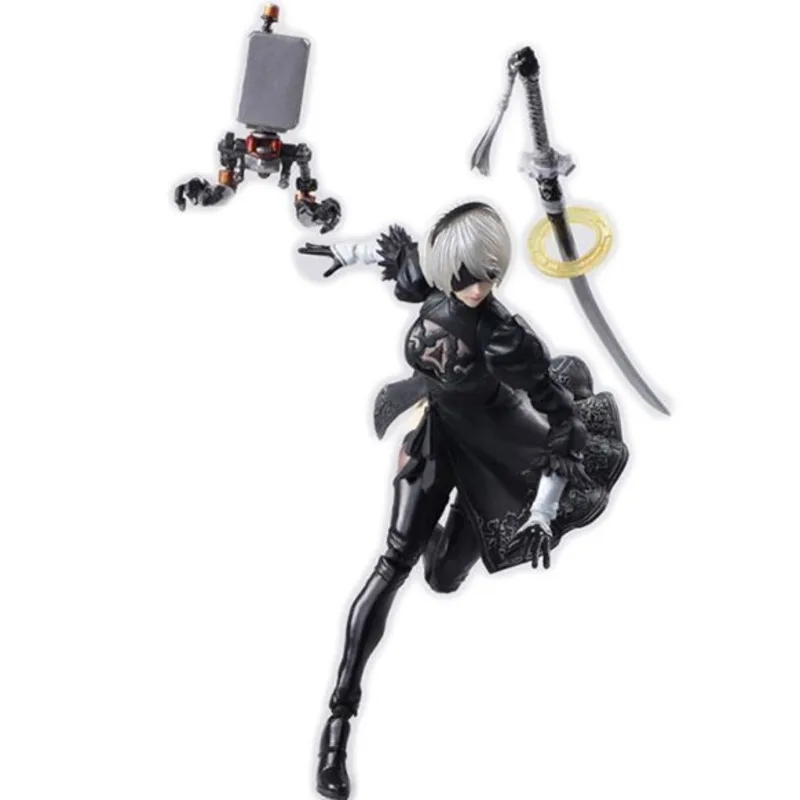 ПВХ NieR Automata YoRHa No.2 тип B 2B 15 см комикс Pa Change экшн-модель Боевая аниме фигурка