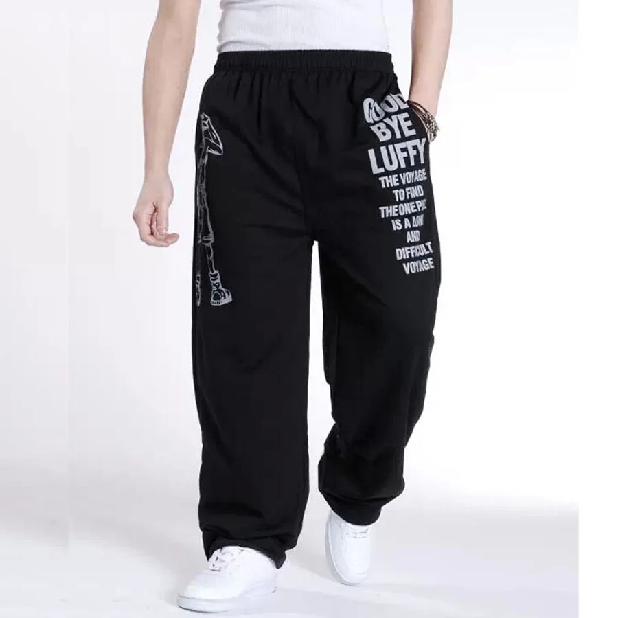 XL-5XL, мужские свободные хип-хоп штаны для бега, танцевальные штаны, паркур, тренировочные брюки для скейтборда, мужские эластичные спортивные брюки