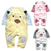 0-12Moths Baby Boys Girls Soft Cotton Romper Bodysuit Newborn Infant Clothes