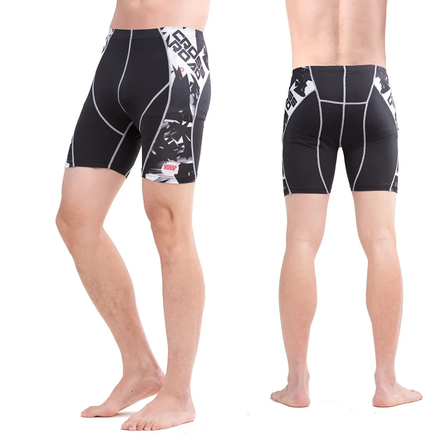 Super Elastic Swimwear Men 3D Swimsuit Men Slim Fit Swimming Shorts