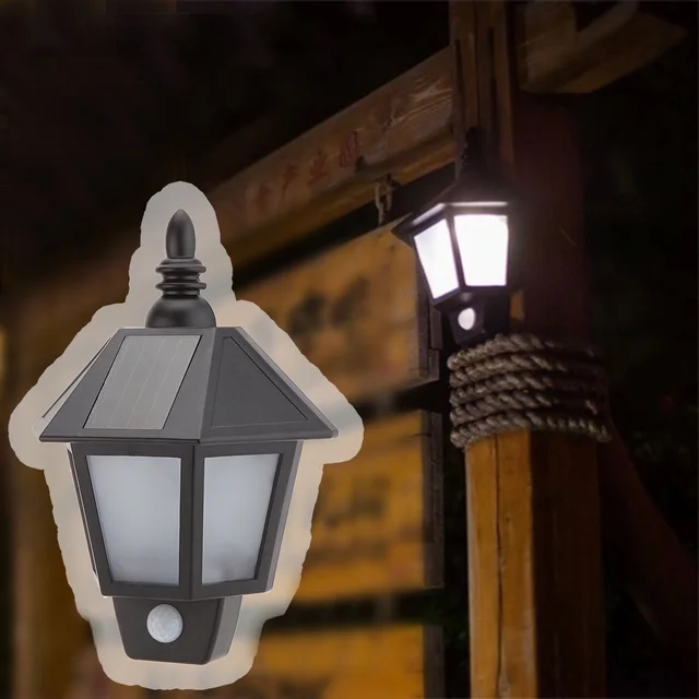 1pc Solar Led Pir Motion Sensor Light Outdoor Garden Wall Lamp 1pc Solar Led Pir Motion Sensor Light Outdoor Garden Wall Lamp For Waterproof Lawn