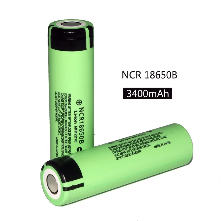 2 шт. новый оригинальный аккумулятор NCR18650B 3400 мАч 18650 литий-ионный 3 7 В для