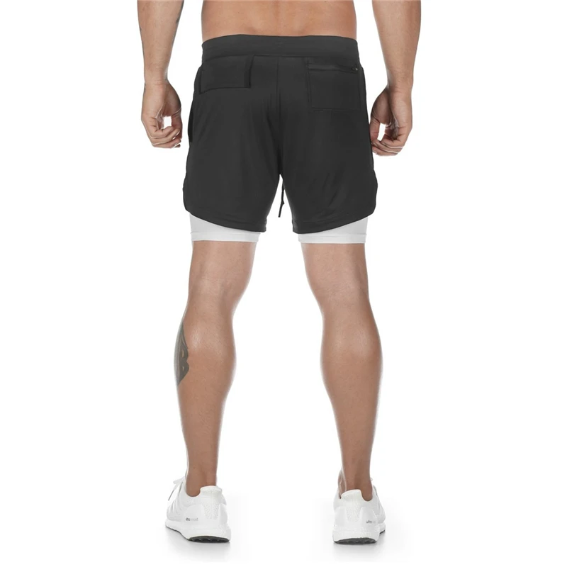 HETUAF2019 новые мужские летние ультра-тонкие шорты для тренажерного зала, фитнеса, бодибилдинга, бега, шорты до колена, дышащие шорты в сетку