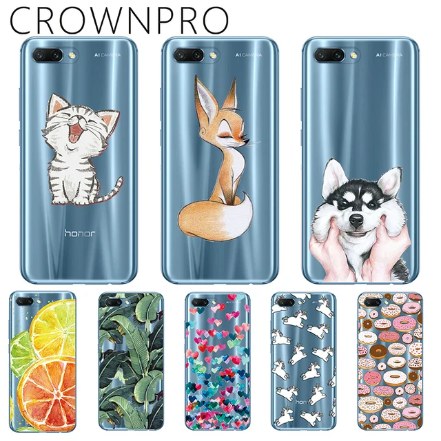CROWNPRO Fundas FOR Huawei Honor 10 Cases Silicone TPU Honor10 5.84