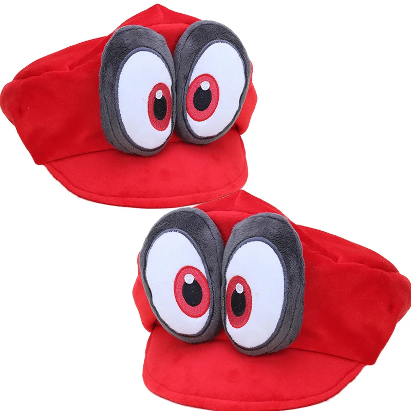 

Super Mario Odyssey Caps Mario Hat Cap Head Cosplay Hat plush toy