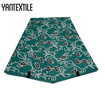 

YANTEXTILE 100% Polyester Daviva Ankara Wax Print Fabric 6 Yards African Traditional Garment Fabric Hot Selling Veritable Wax