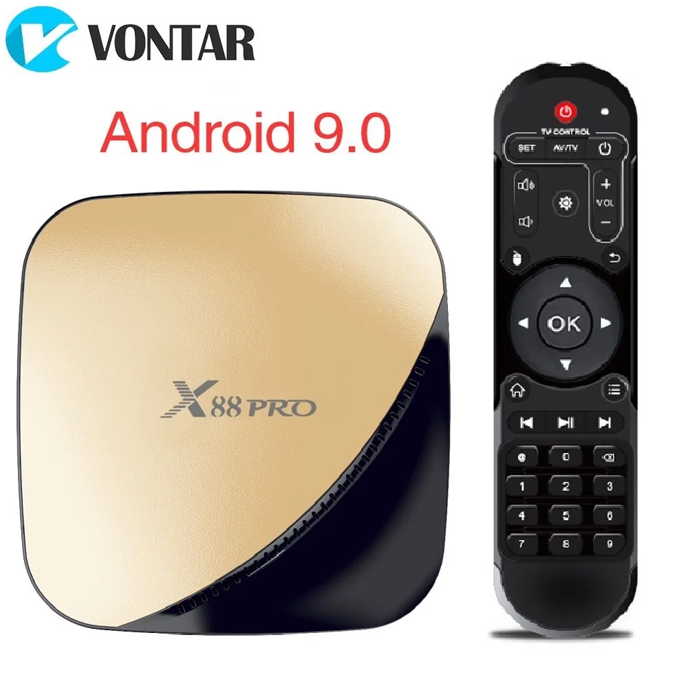 Yojia X88 pro Android 9,0 ТВ коробка 4G 64G RK3318 4 ядра 2,4G/5G Wi-Fi 4 K HDR Декодер каналов кабельного телевидения Google Play YouTube 4G 32G коробка