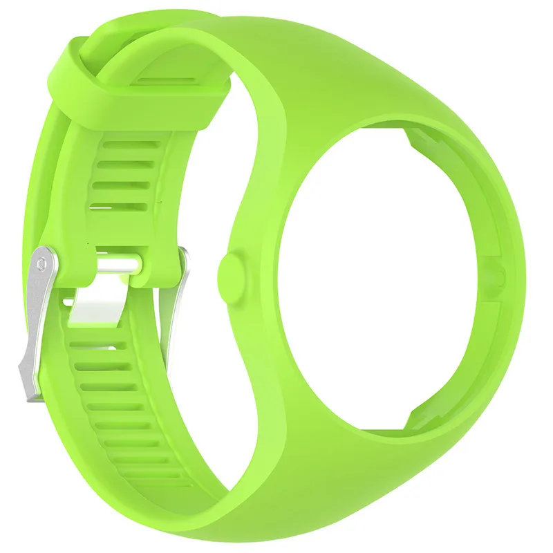 Силиконовый резиновый ремешок для наручных часов, ремешок на запястье для Полар-флиса M200 gps часы Сменные аксессуары - Цвет: as pictures