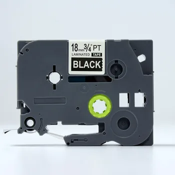 

Hot sale 18mm*8m White on Black 2PK Compatible TZ Ink Ribbon TZ2-345/TZe-345/TZ 345 Brother Label Tape for P-Touch LabelMaker