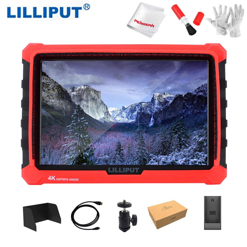 Монитор полевой камеры Lilliput A7S 7 дюймов поддерживает 4K HDMI вход циклический выход