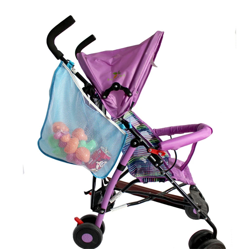 New cute Kids Baby Stroller Pushchairs Toys Diaper Net Mesh Storage