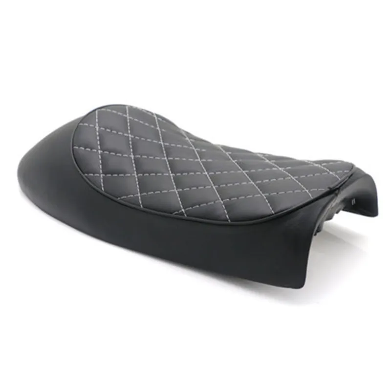 Motorcycle Vintage Flat Brat/ Hump Saddle Cafe Racer Seat Cushion For BMW R50 60 70 Kawasaki KZ Suzuki GT125 GS500E Honda CB CL|Сиденья и