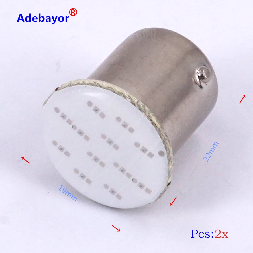 2x супер белый удара P21W LED 12smd 1156 BA15S 12 В лампы колесах Прицепы грузовик Тюнинг