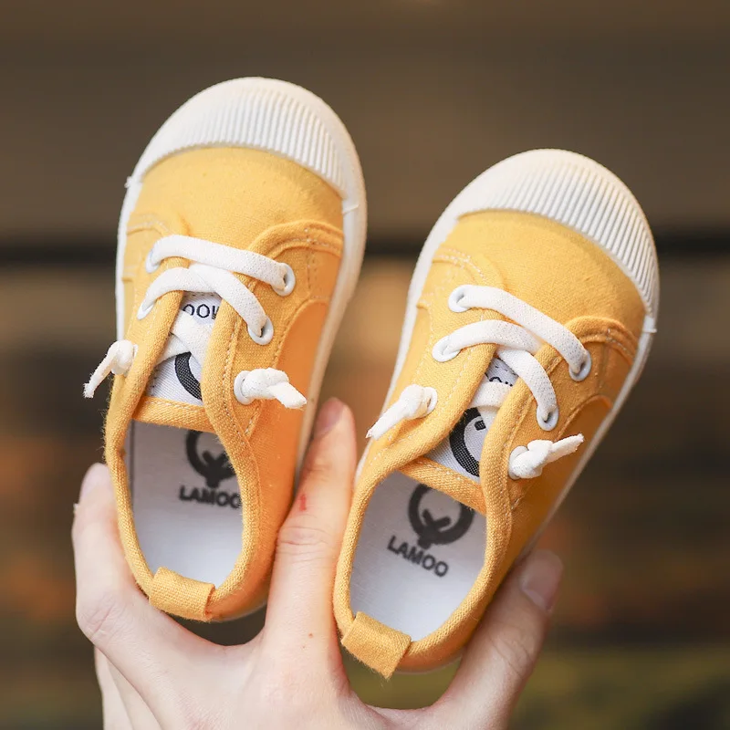 Модная детская обувь ярких цветов повседневная обувь для мальчиков и девочек 2019 г. Осенние детские кроссовки парусиновая дышащая обувь для