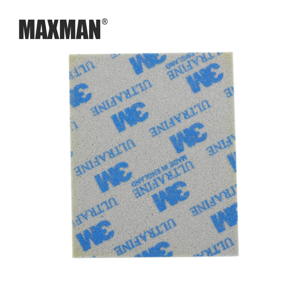 MAXMAN 3 шт 3 м губка наждачная бумага 600#800#1000# шлифовка и полировка проволоки для рисования абразивный инструмент Аксессуары ручная полировка