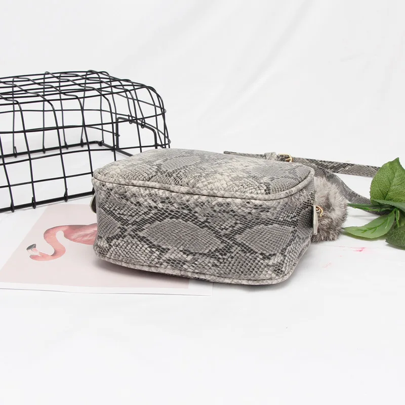 Ретро змеиная кожа мини Маленькая женская сумка через плечо тоут Bolsa Feminina|Сумки с