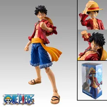 Аниме One Piece 18cm BJD шарнирные соединения подвижные Luffy ПВХ экшн-фигурки коллекционные модели игрушки