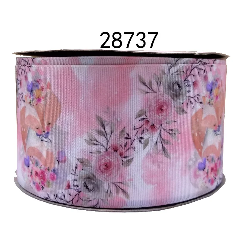 4 июля 50 ярд мультфильм напечатанный grosgrain ленты 28738 - Цвет: 28737