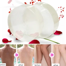 Растительное мыло для ванны, натуральный активный фермент, Кристальное Отбеливающее мыло для кожи, очищающее мыло для тела, для помощи частным частям, выцветает Areola