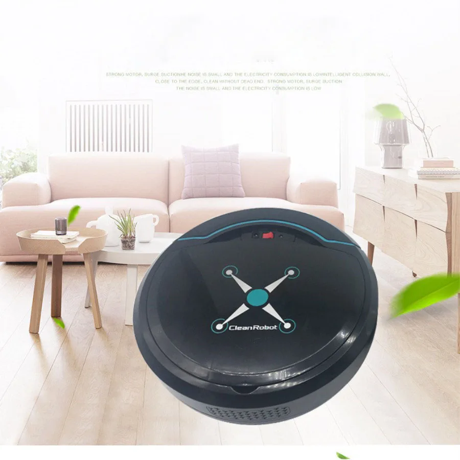 

Automatic Smart Robot Vacuum Cleaner USB Rechargeable Electric Wireless Sweep Robot Household Cleaning Mop the Floor