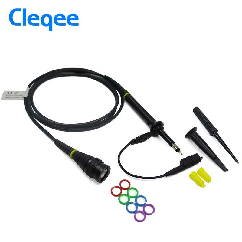 

Cleqee P7200 1PCS Oscilloscope Probe 200mhz BNC Protective Cap Scope Probe X1/X10 DC-200MHz