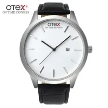 Mode Montre Hommes Top marque De Luxe Célèbre 2016 Montres Bracelet En Cuir Analogique Montre-Bracelet À Quartz Montre