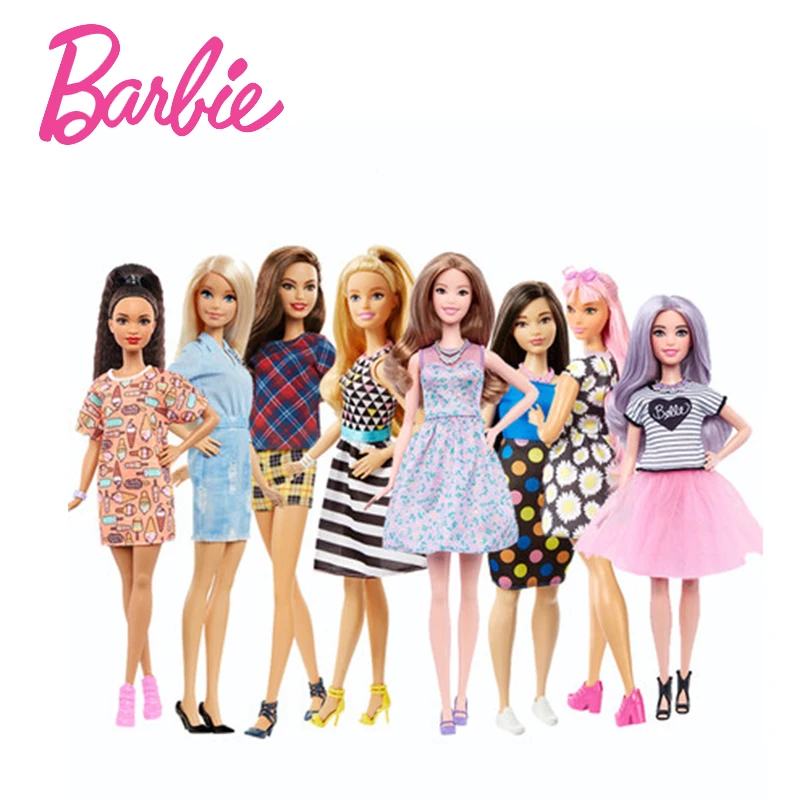 Buy Barbie Fashion Dolls 12 Models Style Dress Up