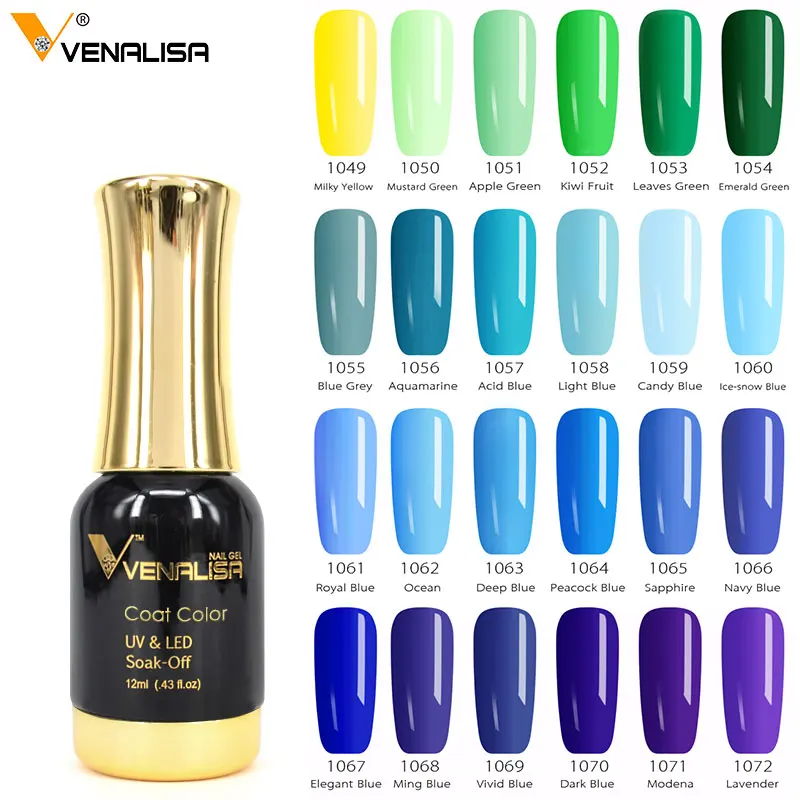 

Free Shipping 100% Venalisa Origin Supply 12ml Nail Gel Polish Gel Paint Nai Art Design 120 Color UV Gel Nail Polish Lacquers