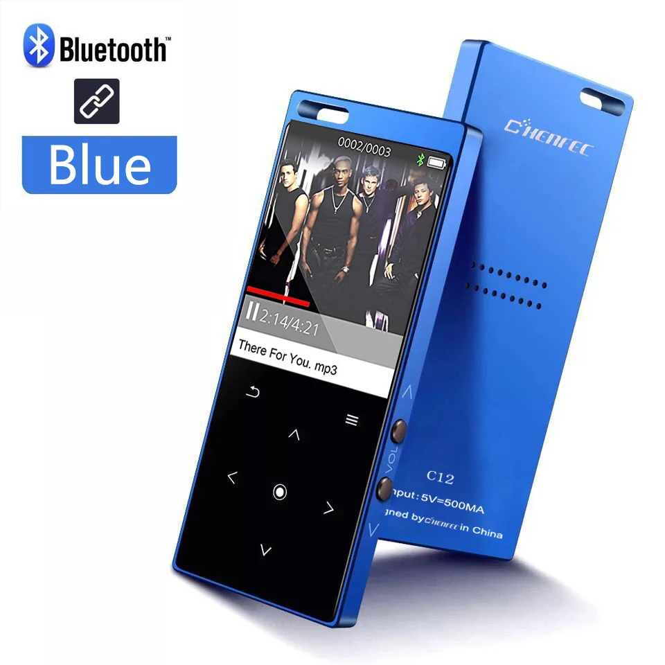 HIFI C12 MP4 плеер с Bluetooth студенческий Walkman Mini Touch Mp4 ультратонкий Mp4 динамик поддерживает лирику электронная книга без потерь музыка