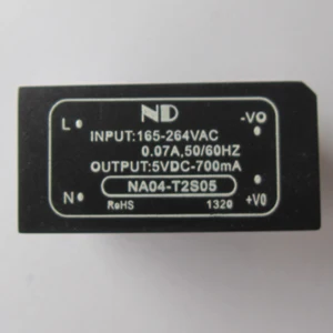 2 Pcs/Lotacdc Modulo 220 V 5 V700Ma Acdc Step-Down Converter 3.5 W