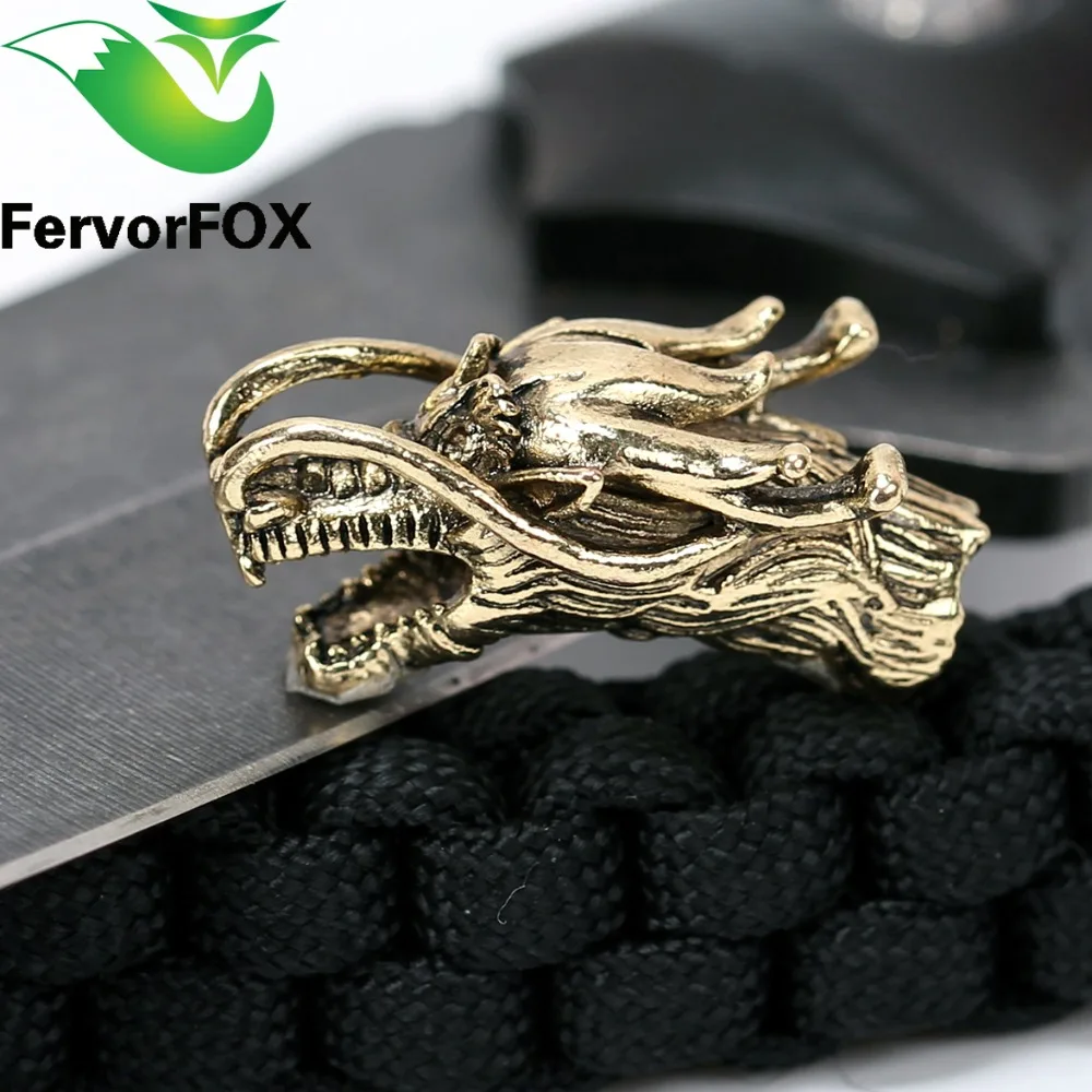 1 قطعة الصينية التنين المعادن الخرز سوار diy الملحقات paracord التخييم سكين سبائك للخارجية 1 قطعة الصينية التنين المعادن الخرز سوار diy الملحقات paracord التخييم سكين سبائك للخارجية