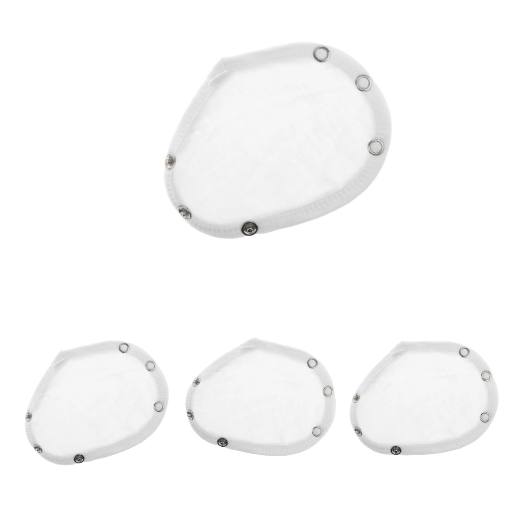 Baby Kids Boy & Girl Bodysuit / Onesize Extenders ( Pack of 4) White