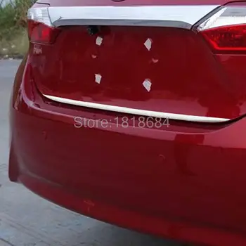 

For Toyota Corolla E170 2014-2016 11th Generation ABS Chrome Car Tail Gate Garish Strip Rear Trunk Lid Cover Frame Trim 1pc/set