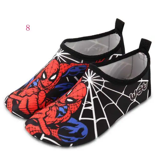 Unisex Swimming Water Shoe Kids Frog Print Quick Dry Anti