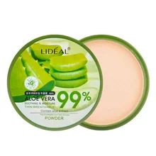 Натуральный Алоэ Вера Увлажняющий Гладкий тональный крем прессованная пудра макияж консилер поры покрытие лицо отбеливание ярче порошок