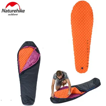 

Naturehike Outdoor Sleeping Pad Tent Air Mat Moisture-Proof Egg Slot Mattress for Mummy Sleeping Bag